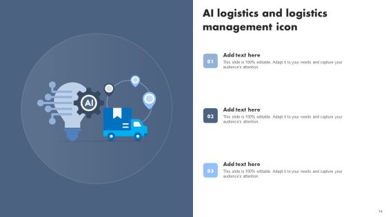 AI Logistics Ppt PowerPoint Presentation Complete Deck With Slides Slide14