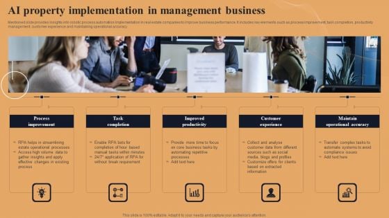 AI Property Implementation In Management Business Microsoft PDF