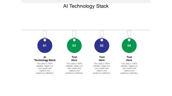 AI Technology Stack Ppt PowerPoint Presentation Ideas Shapes Cpb