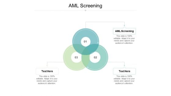 AML Screening Ppt PowerPoint Presentation Slides Gallery Cpb Pdf