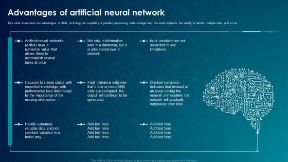 ANN System Advantages Of Artificial Neural Network Demonstration PDF