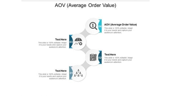 AOV Average Order Value Ppt PowerPoint Presentation Slides Graphics Pictures Cpb