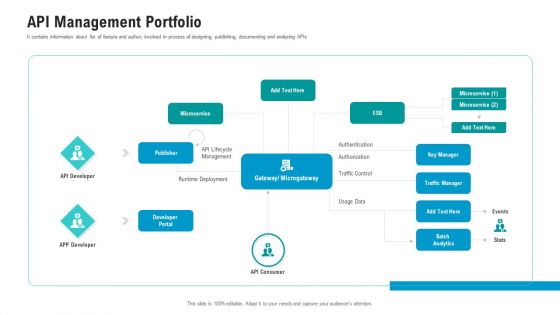 API Ecosystem API Management Portfolio Diagrams PDF