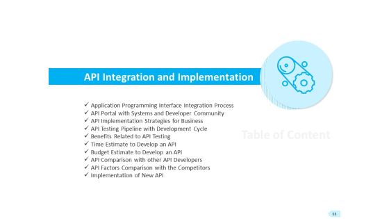API Integration For Software Development Ppt PowerPoint Presentation Complete Deck With Slides Slide11