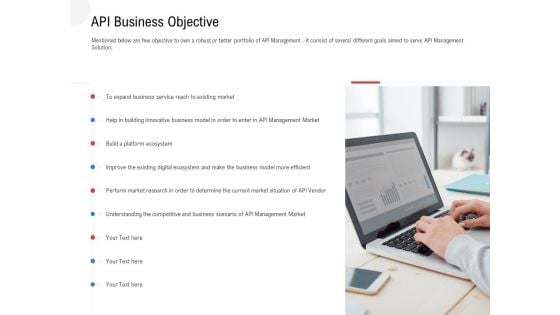 API Outline API Business Objective Ppt Summary Backgrounds PDF
