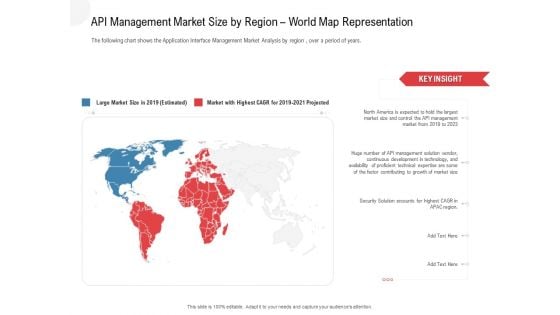 API Outline API Management Market Size By Region World Map Representation Themes PDF