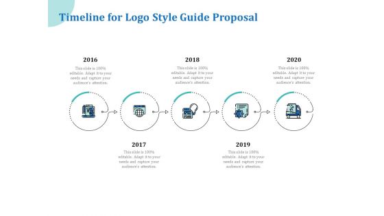 A Step By Step Guide To Creating Brand Guidelines Timeline For Logo Style Guide Proposal Themes PDF