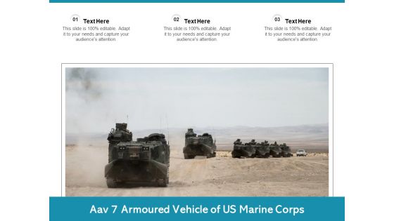 Aav 7 Armoured Vehicle Of Us Marine Corps Ppt PowerPoint Presentation Show Slide PDF