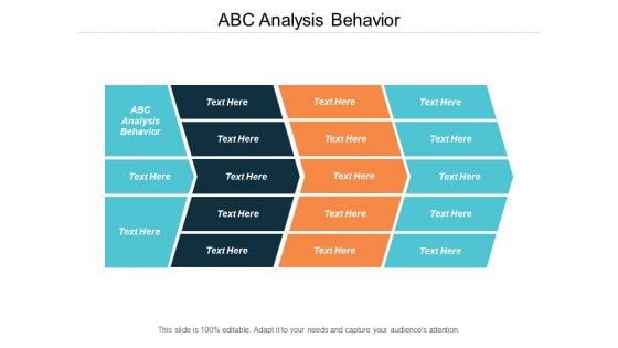 Abc Analysis Behavior Ppt PowerPoint Presentation Slides Ideas Cpb