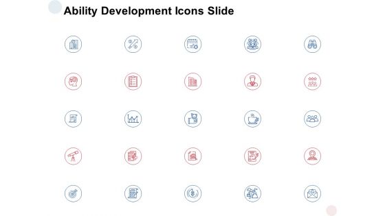 Ability Development Icons Slide Growth Ppt PowerPoint Presentation Summary Show