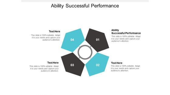 Ability Successful Performance Ppt PowerPoint Presentation Slides File Formats Cpb