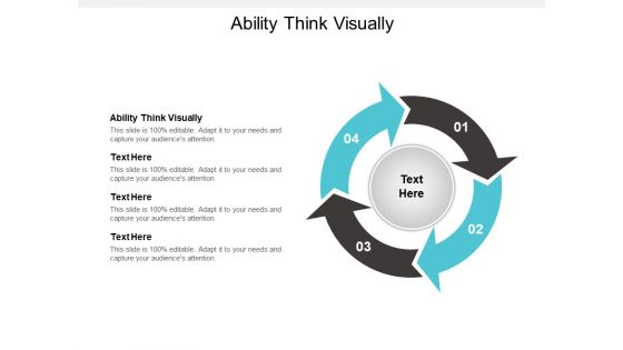 Ability Think Visually Ppt PowerPoint Presentation Pictures Introduction Cpb