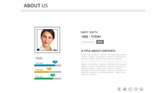 About Company Ceo Skills Profile Powerpoint Slides About Company Ceo Skills Profile Powerpoint Slides