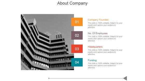 About Company Ppt PowerPoint Presentation Icon