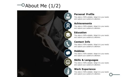 About Me 1 2 Company Details Ppt PowerPoint Presentation Infographic Template Designs Download