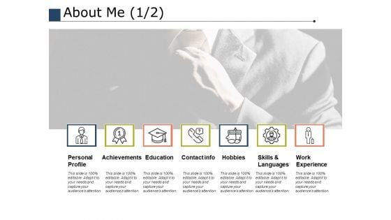 About Me Achievements Ppt PowerPoint Presentation Infographic Template Format