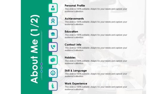 About Me Education Ppt PowerPoint Presentation Infographic Template Structure