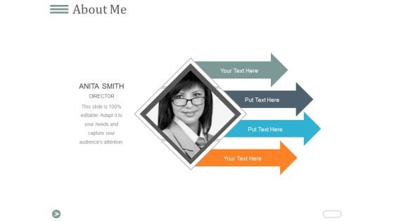 About Me Ppt PowerPoint Presentation Gallery Slides About Me Ppt PowerPoint Presentation Gallery Slides