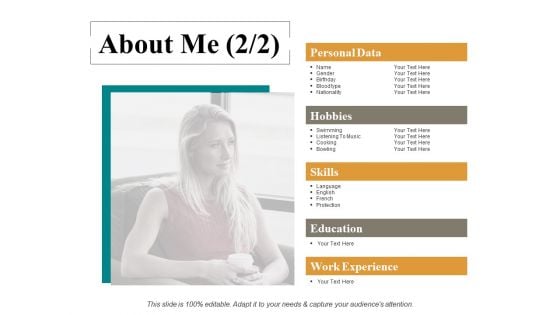 About Me Ppt PowerPoint Presentation Infographics Graphics Download