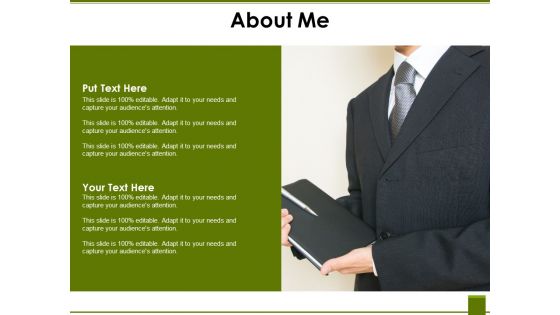 About Me Template 1 Ppt PowerPoint Presentation Summary Brochure