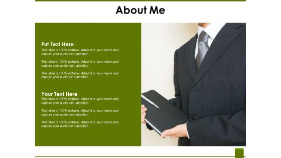 About Me Template 1 Ppt PowerPoint Presentation Summary Brochure About Me Template 1 Ppt PowerPoint Presentation Summary Brochure