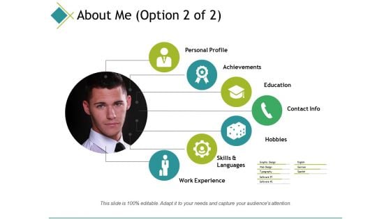 About Me Template Ppt PowerPoint Presentation Styles Picture