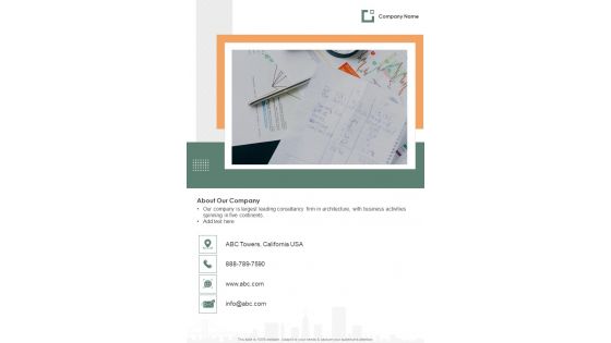 About Our Company One Pager Documents