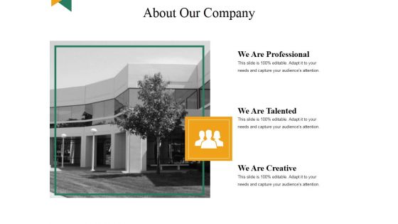 About Our Company Ppt PowerPoint Presentation Layouts Examples