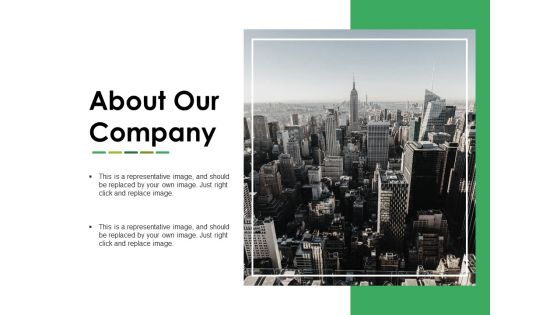 About Our Company Ppt PowerPoint Presentation Portfolio Deck