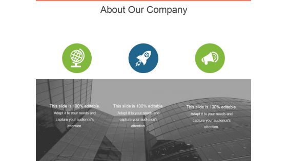 About Our Company Template 1 Ppt PowerPoint Presentation Ideas Layout