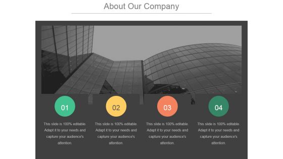 About Our Company Template 1 Ppt PowerPoint Presentation Visuals