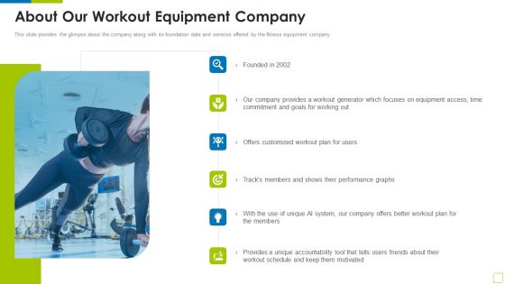 About Our Workout Equipment Company Workout Appliance Investor Capital Funding Download PDF