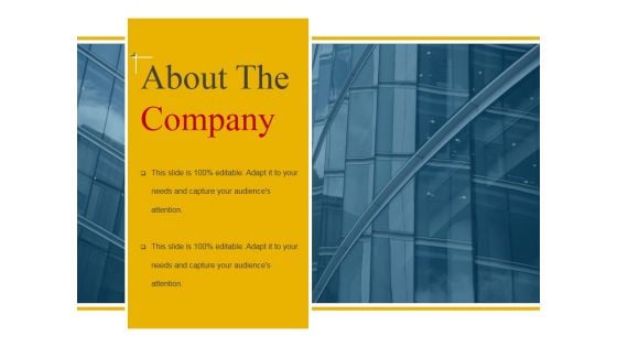 About The Company Ppt PowerPoint Presentation Inspiration Background Images About The Company Ppt PowerPoint Presentation Inspiration Background Images