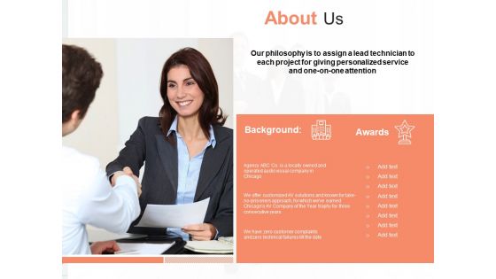 About Us Awards Ppt PowerPoint Presentation Gallery Designs Download