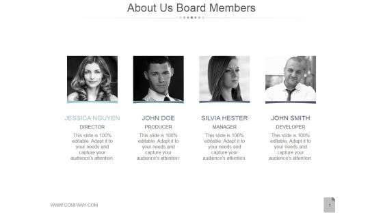 About Us Board Members Ppt PowerPoint Presentation Templates About Us Board Members Ppt PowerPoint Presentation Templates