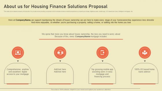 About Us For Housing Finance Solutions Proposal Ppt Summary Grid PDF About Us For Housing Finance Solutions Proposal Ppt Summary Grid PDF