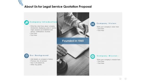 About Us For Legal Service Quotation Proposal Ppt PowerPoint Presentation Professional Example Topics About Us For Legal Service Quotation Proposal Ppt PowerPoint Presentation Professional Example Topics