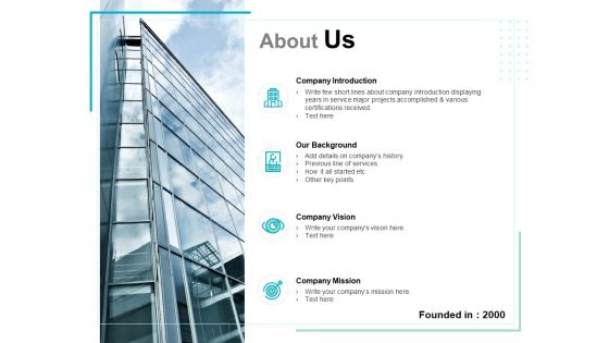 About Us Introduction Ppt PowerPoint Presentation Gallery Picture