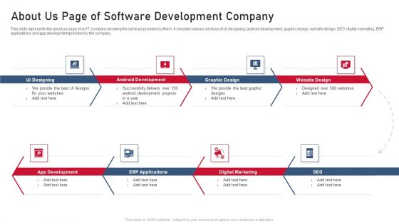 About Us Page Of Software Development Company Download PDF