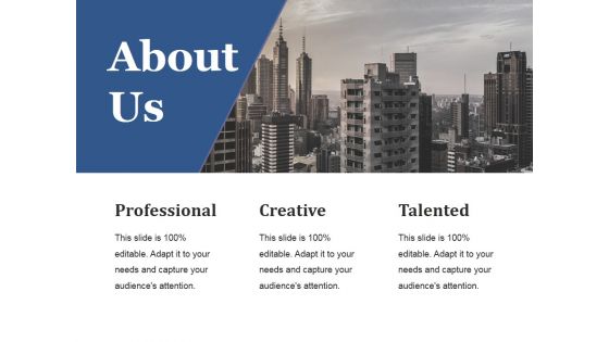 About Us Ppt PowerPoint Presentation Slides Outline