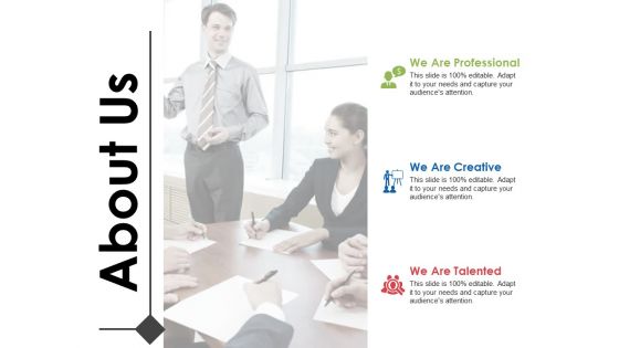 About Us Professional Ppt PowerPoint Presentation File Example