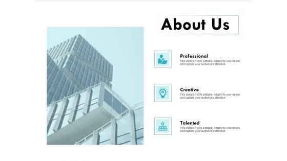 About Us Professional Talented Ppt PowerPoint Presentation Portfolio Graphics Template