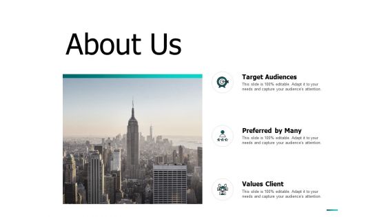 About Us Target Audiences Ppt PowerPoint Presentation File Mockup