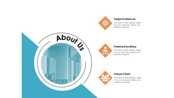 About Us Target Audiences Ppt PowerPoint Presentation Slides Diagrams