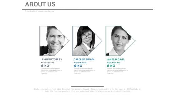 About Us Team Introduction Slide Powerpoint Slides About Us Team Introduction Slide Powerpoint Slides