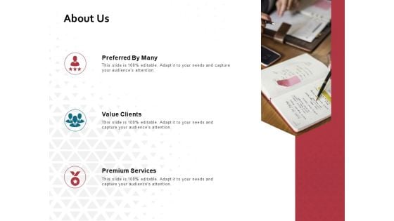 About Us Value Clients Ppt PowerPoint Presentation Inspiration Ideas