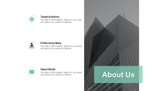 About Us Value Clients Ppt PowerPoint Presentation Layouts Ideas