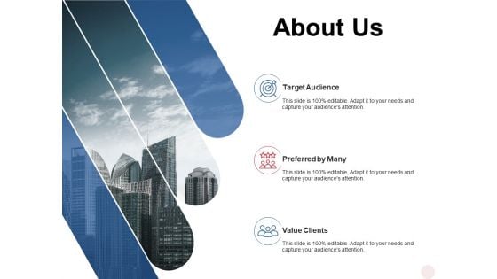 About Us Value Clients Ppt PowerPoint Presentation Pictures Slide