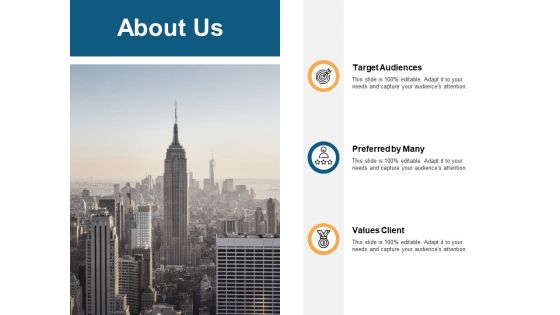 About Us Values Client Ppt PowerPoint Presentation Gallery Icons