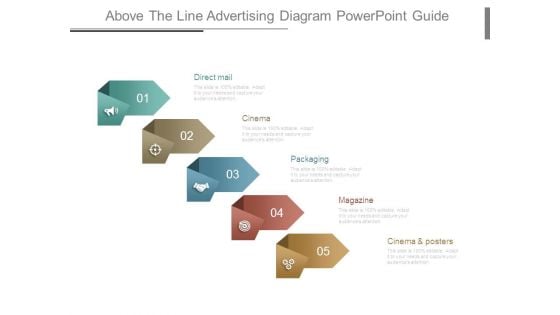 Above The Line Advertising Diagram Powerpoint Guide